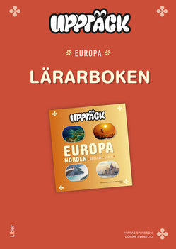 Valokuva kirjasta Hippas Eriksson / Göran Svanelid Upptäck Europa Geografi Lärarbok, kuuluu tuoteryhmään Ruots muu tieto.