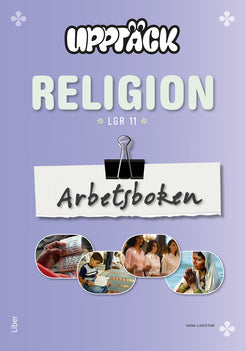 Valokuva kirjasta Anna Lindstam Upptäck Religion Arbetsbok, kuuluu tuoteryhmään Ruots lapset nuoret ja sarjakuvat.