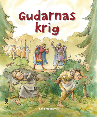 Valokuva kirjasta Kalle Holmqvist Gudarnas krig, kuuluu tuoteryhmään Ruots muu tieto.