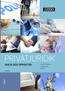 Valokuva kirjasta Jan-Olof Andersson / Cege Ekström / Åsa Toll J2000 Privatjuridik Fakta och uppgifter, kuuluu tuoteryhmään Ruots lapset nuoret ja sarjakuvat.
