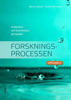 Valokuva kirjasta Henny Olsson / Stefan Sörensen Forskningsprocessen, kuuluu tuoteryhmään Ruots muu tieto.