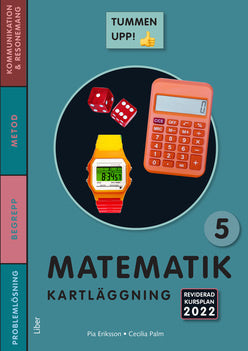 Valokuva kirjasta Pia Eriksson / Cecilia Palm Tummen upp! Matematik kartläggning åk 5, kuuluu tuoteryhmään Ruots lapset nuoret ja sarjakuvat.