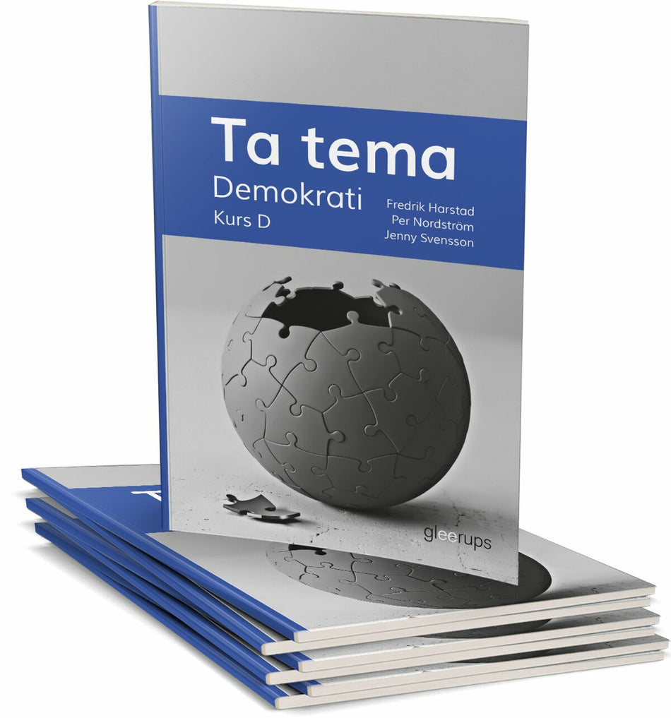Valokuva kirjasta Fredrik Harstad / Per Nordström / Jenny Svensson Ta tema, Demokrati, kurs D, 15-pack, kuuluu tuoteryhmään Ruots lapset nuoret ja sarjakuvat.