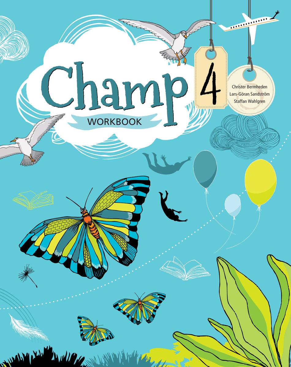 Valokuva kirjasta Christer Bermheden / Lars-Göran Sandström / Staffan Wahlgren Champ 4 Workbook, kuuluu tuoteryhmään Ruots lapset nuoret ja sarjakuvat.