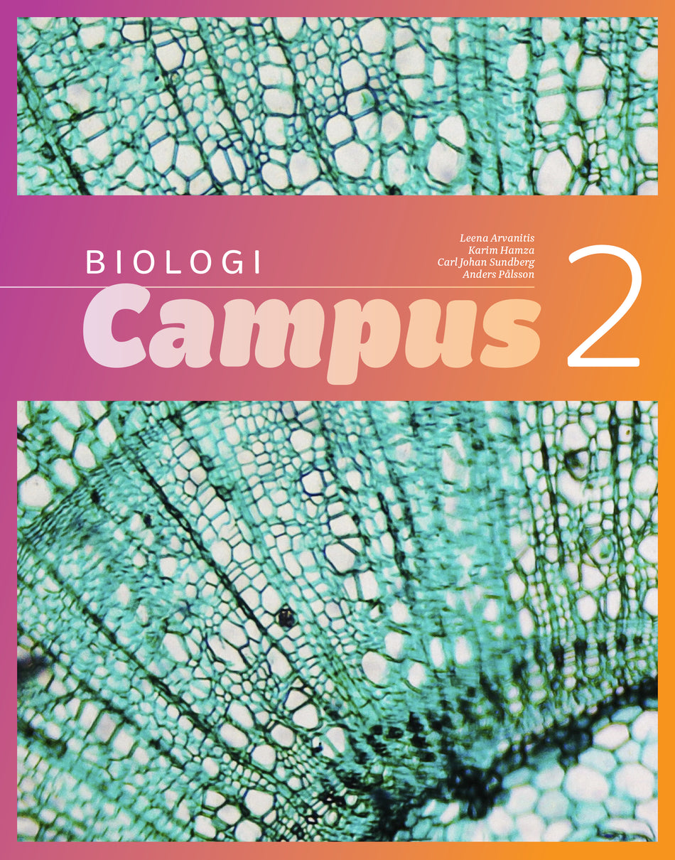 Valokuva kirjasta Leena Arvanitis / Karim Hamza / Carl Johan Sundberg / Anders Pålsson Biologi Campus 2, kuuluu tuoteryhmään Ruots lapset nuoret ja sarjakuvat.