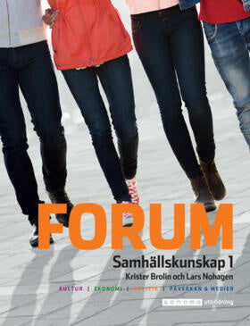 Valokuva kirjasta Krister Brolin / Lars Nohagen Forum Samhällskunskap 1, upplaga 4, kuuluu tuoteryhmään Ruots muu tieto.