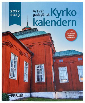 Valokuva kirjasta  Kyrkokalendern 2022-2023. Var och en hör sitt språk talas, kuuluu tuoteryhmään Ruots muu tieto.