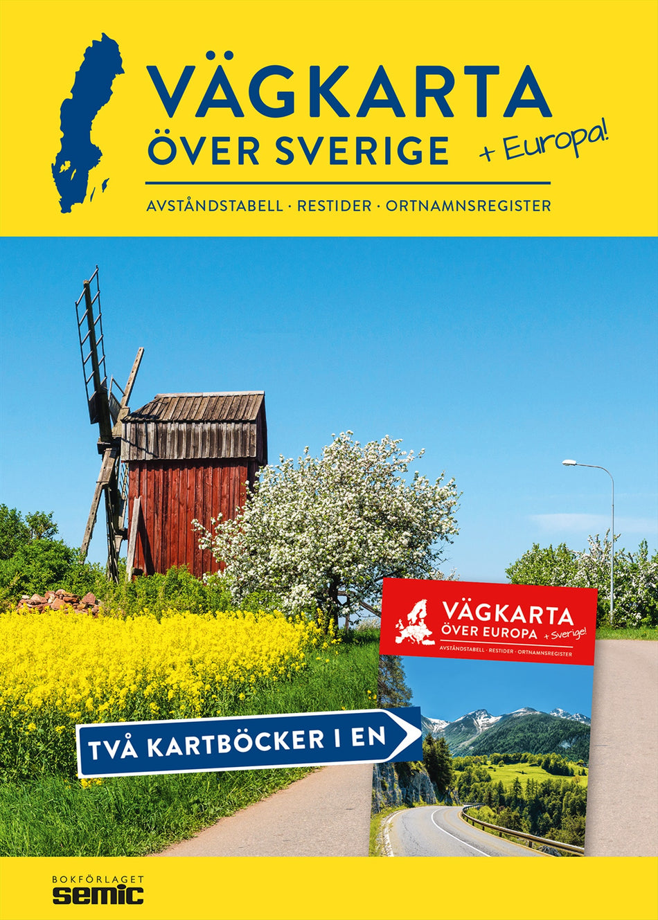 Valokuva kirjasta  Vägkarta över Sverige och Europa, kuuluu tuoteryhmään Ruots harrasteet taide.