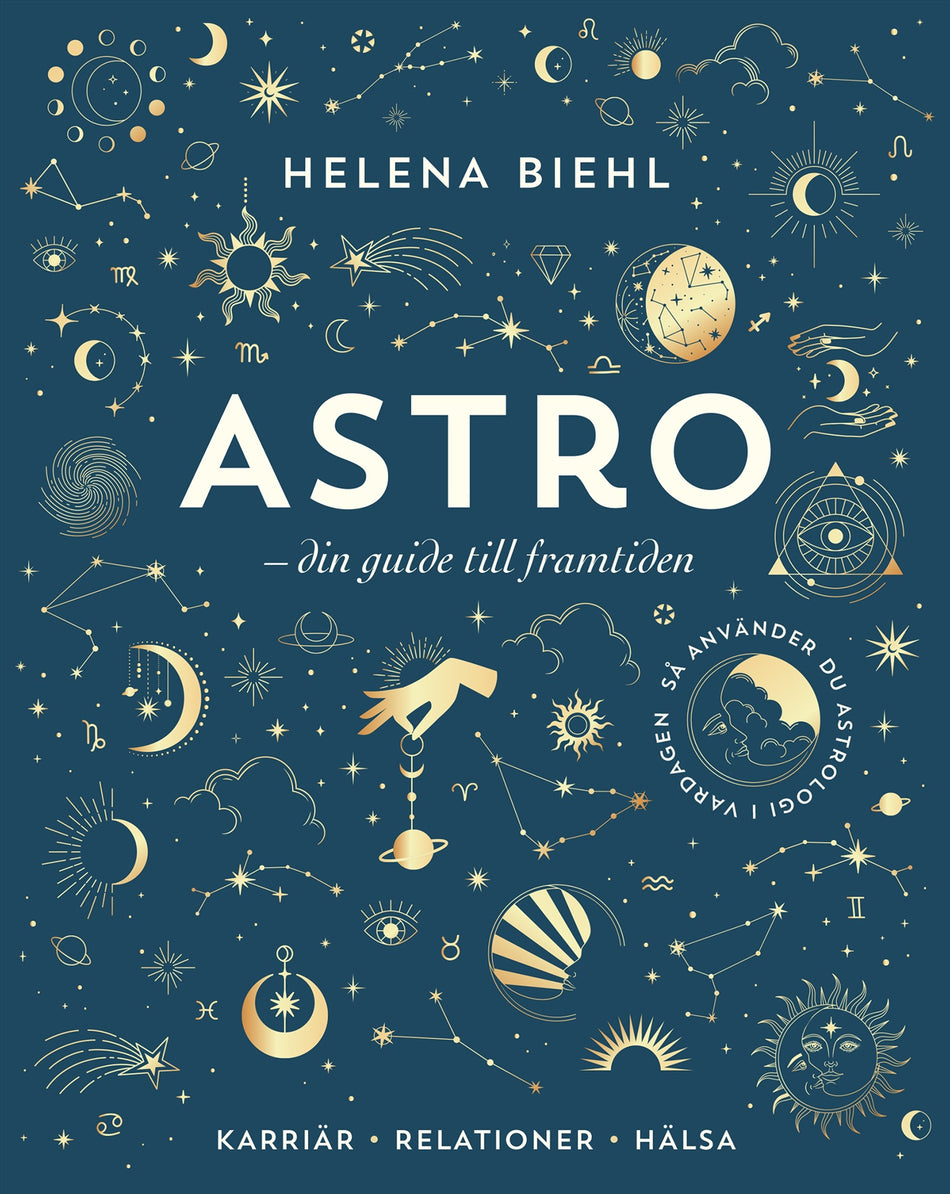 Valokuva kirjasta Helena Biehl Astro : din guide till framtiden, kuuluu tuoteryhmään Ruots muu tieto.
