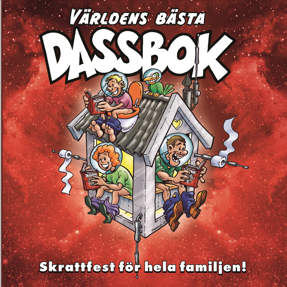 Valokuva kirjasta N/A Världens bästa dassbok 3, kuuluu tuoteryhmään Ruots harrasteet taide.