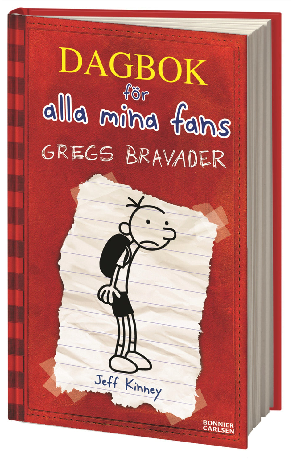 Valokuva kirjasta Jeff Kinney Gregs bravader, kuuluu tuoteryhmään Ruots lapset nuoret ja sarjakuvat.