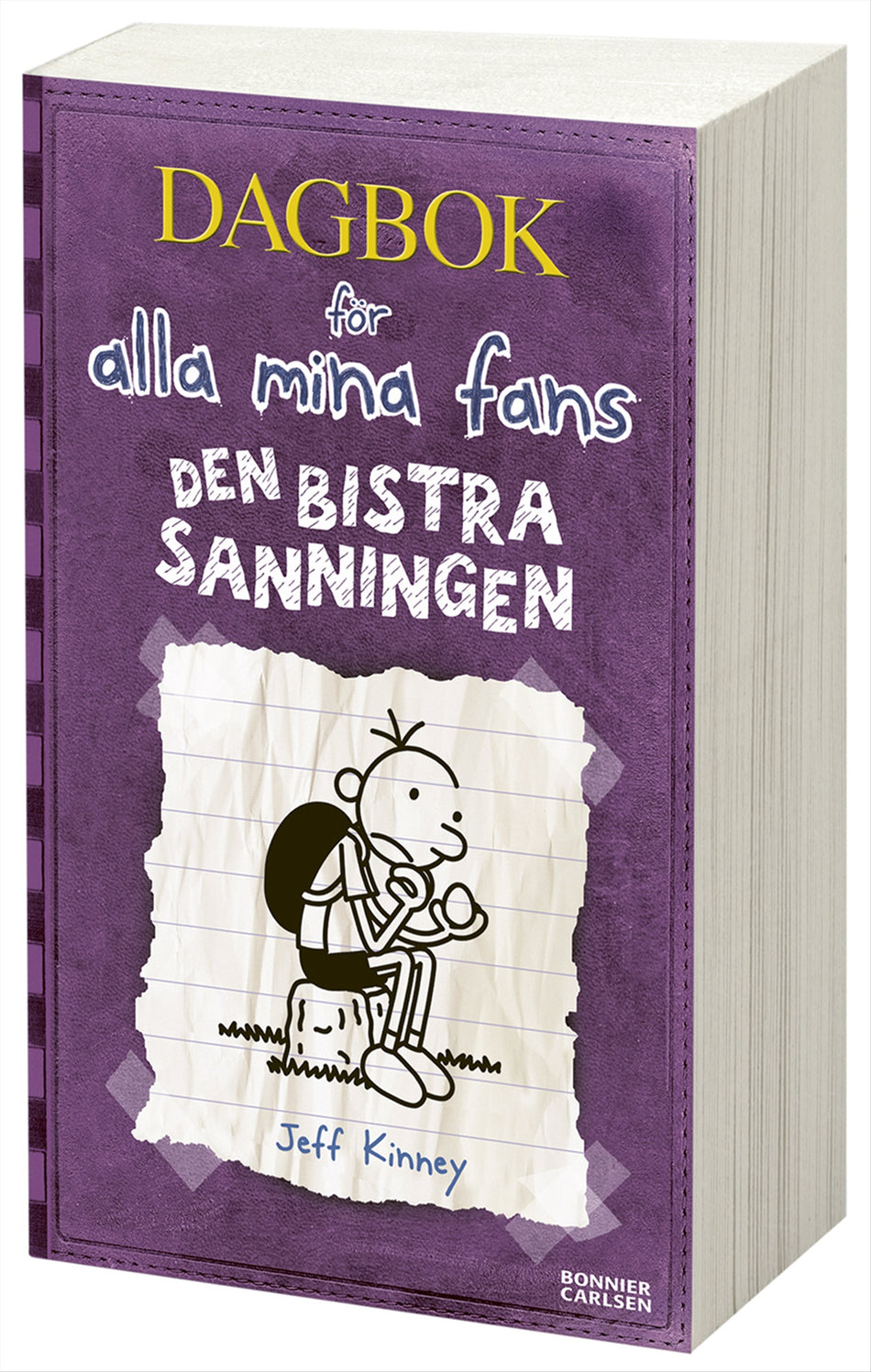 Valokuva kirjasta Jeff Kinney Den bistra sanningen, kuuluu tuoteryhmään Ruots lapset nuoret ja sarjakuvat.