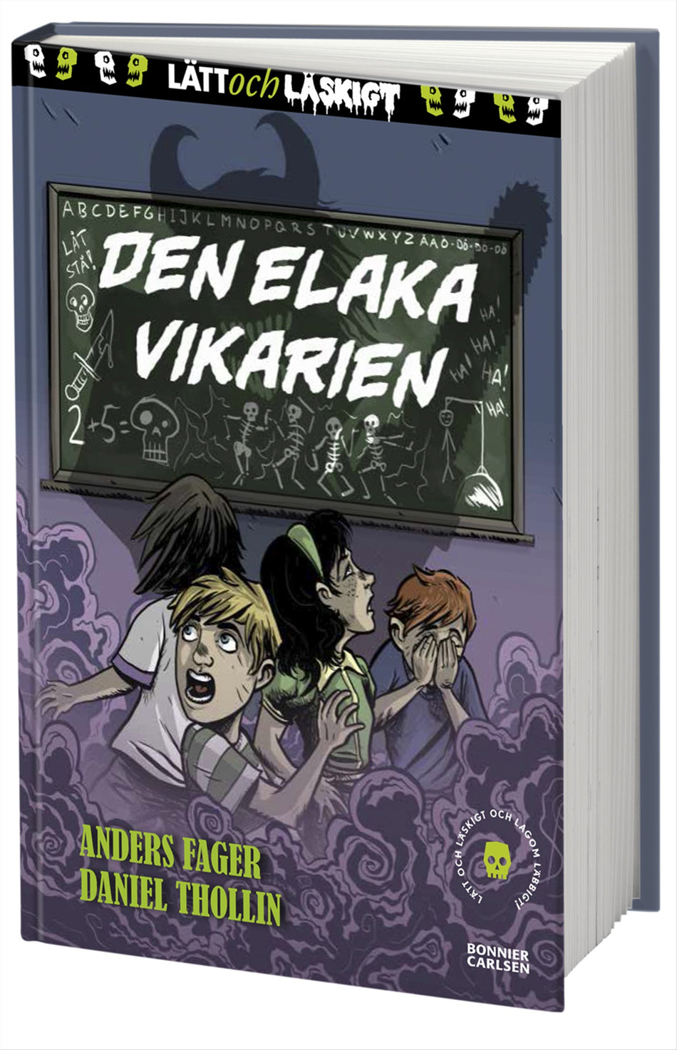 Valokuva kirjasta Anders Fager Den elaka vikarien, kuuluu tuoteryhmään Ruots lapset nuoret ja sarjakuvat.