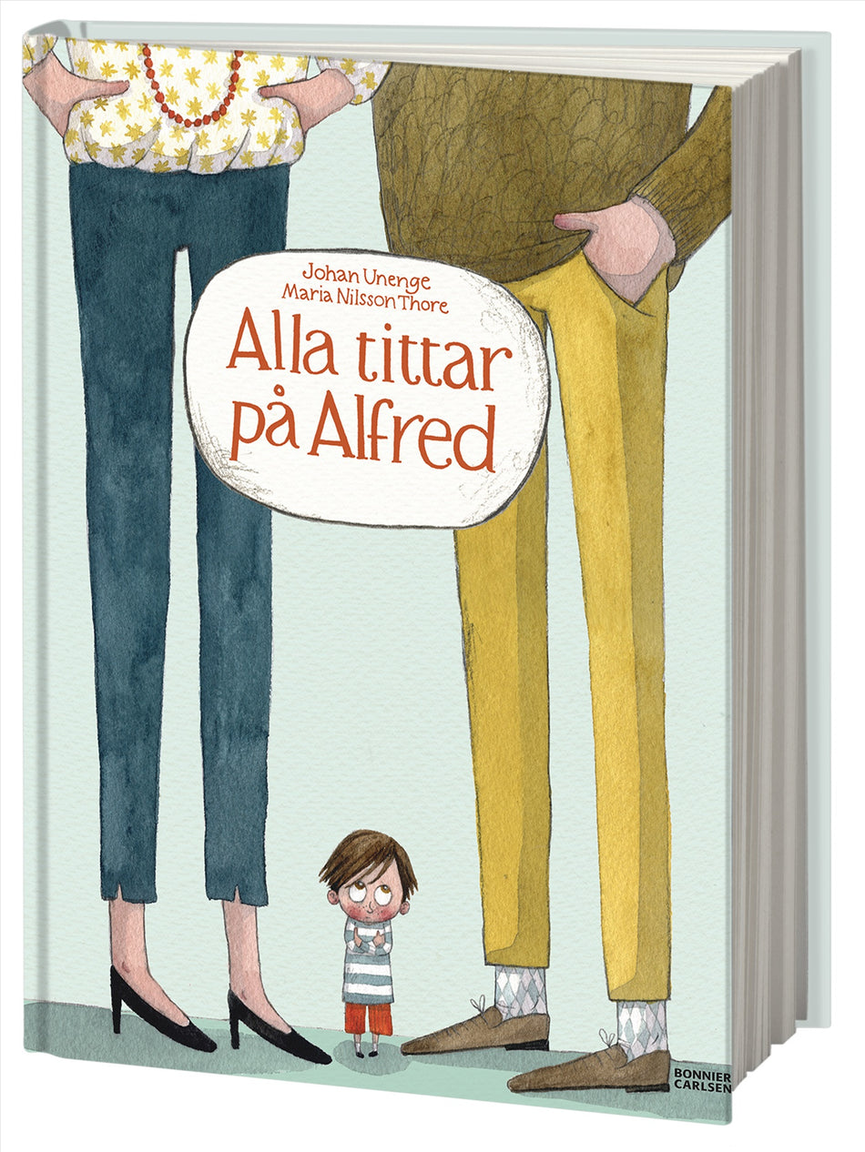 Valokuva kirjasta Johan Unenge Alla tittar på Alfred, kuuluu tuoteryhmään Ruots lapset nuoret ja sarjakuvat.