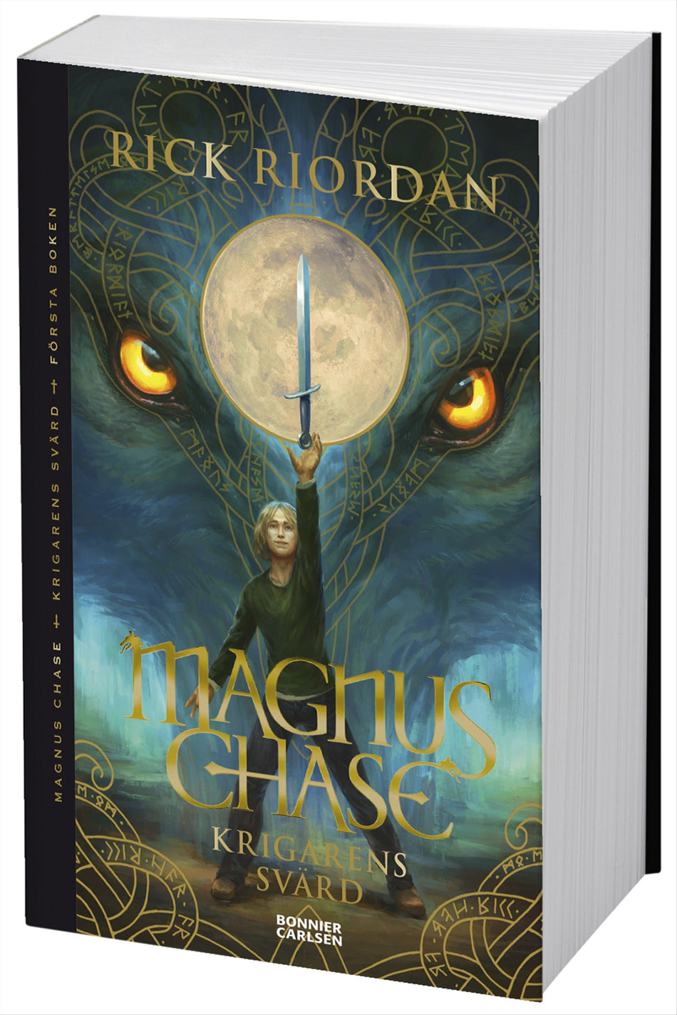 Valokuva kirjasta Rick Riordan Krigarens svärd, kuuluu tuoteryhmään Ruots lapset nuoret ja sarjakuvat.