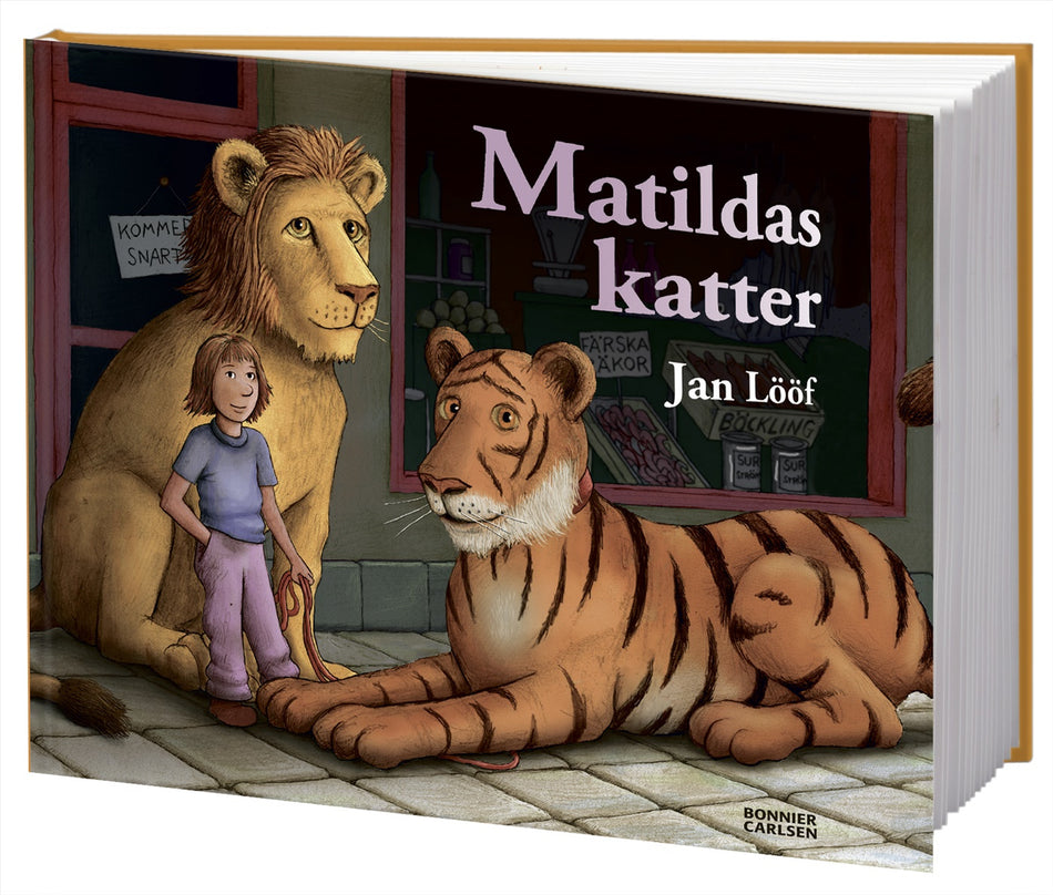 Valokuva kirjasta Jan Lööf Matildas katter, kuuluu tuoteryhmään Ruots lapset nuoret ja sarjakuvat.