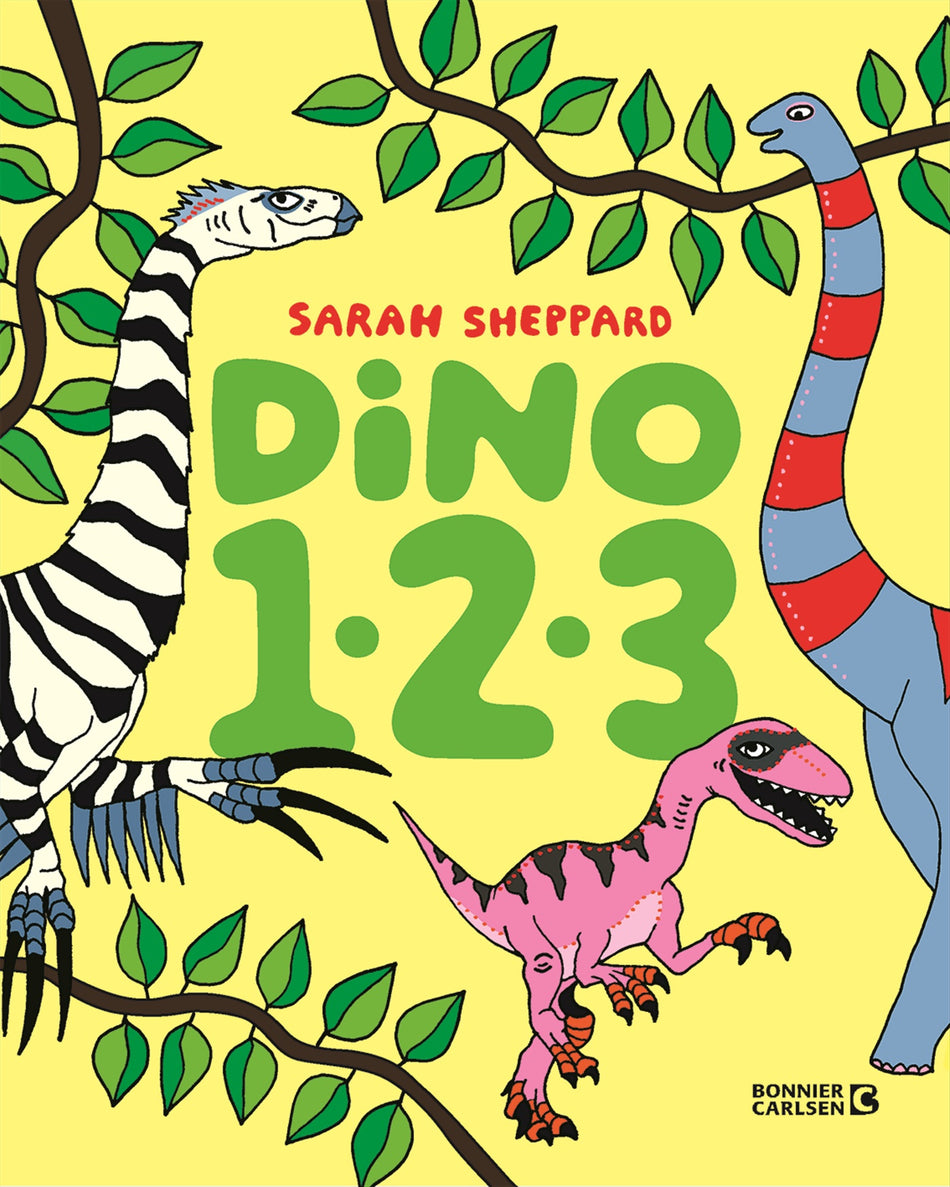 Valokuva kirjasta Sarah Sheppard Dino 1-2-3, kuuluu tuoteryhmään Ruots lapset nuoret ja sarjakuvat.