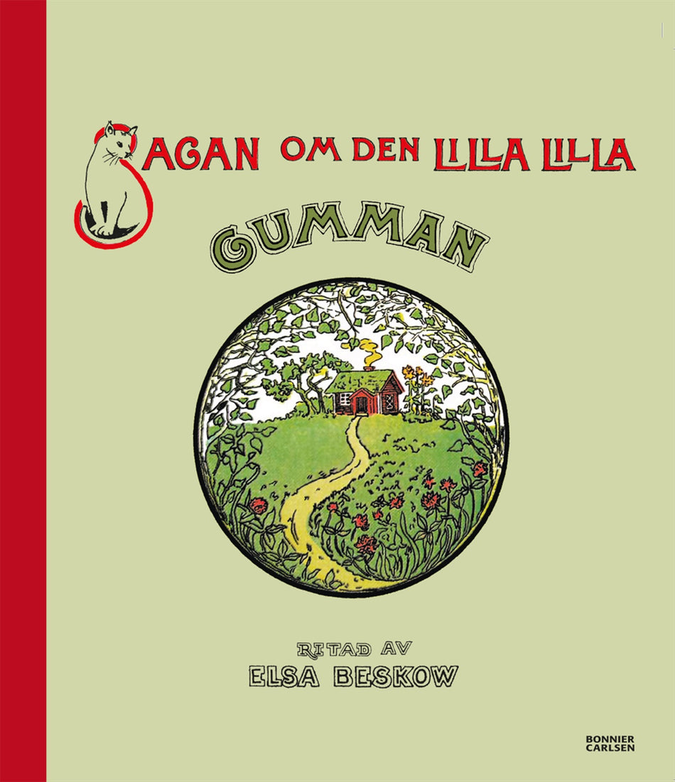 Valokuva kirjasta Elsa Beskow Sagan om den lilla lilla gumman, kuuluu tuoteryhmään Ruots lapset nuoret ja sarjakuvat.