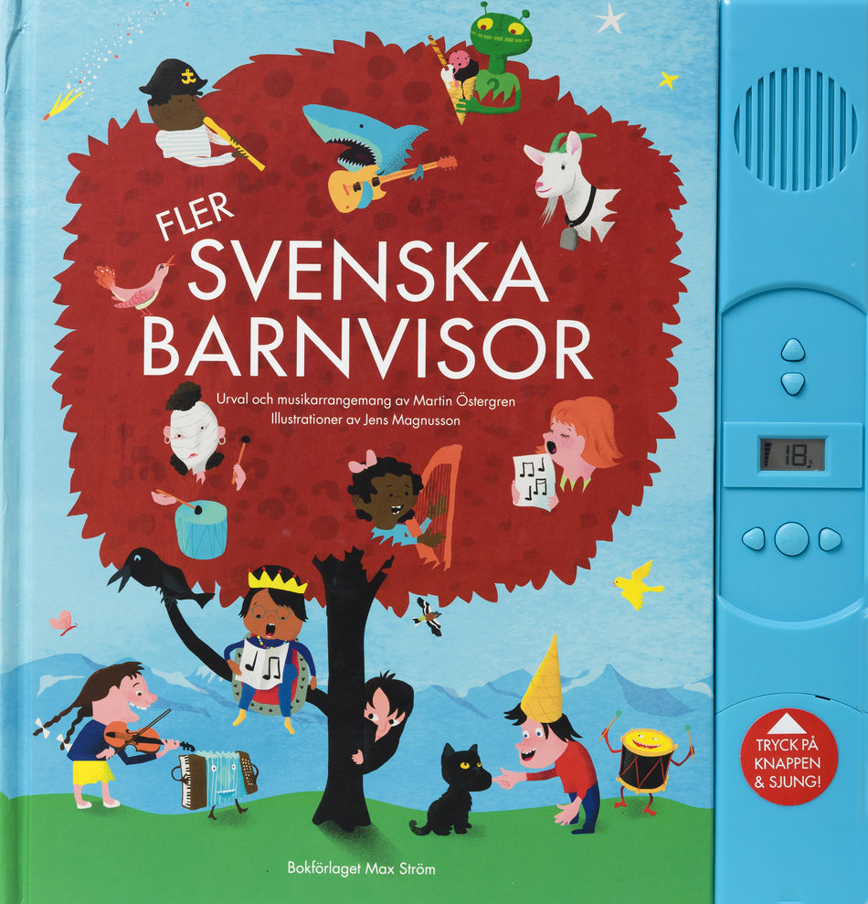 Valokuva kirjasta Martin Östergren / Jens Magnusson Fler svenska barnvisor, kuuluu tuoteryhmään Ruots lapset nuoret ja sarjakuvat.