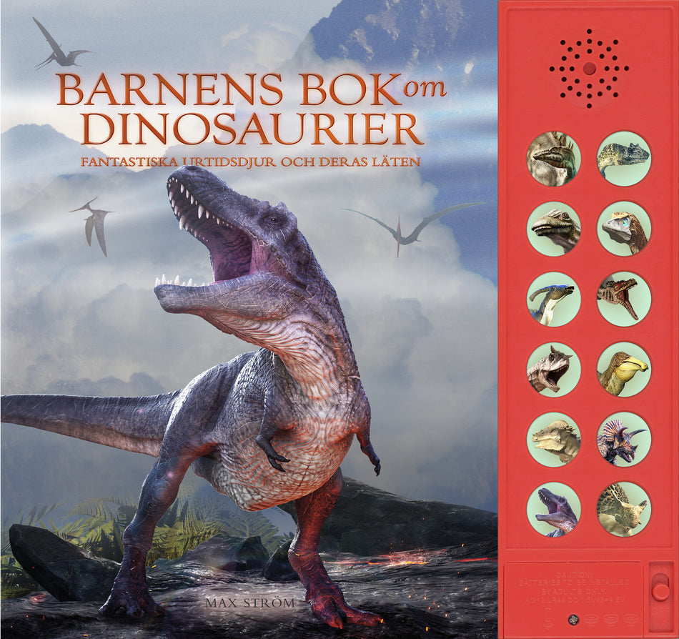 Valokuva kirjasta Andrea Pinnington / Caz Buckingham Barnens bok om dinosaurier, kuuluu tuoteryhmään Ruots lapset nuoret ja sarjakuvat.