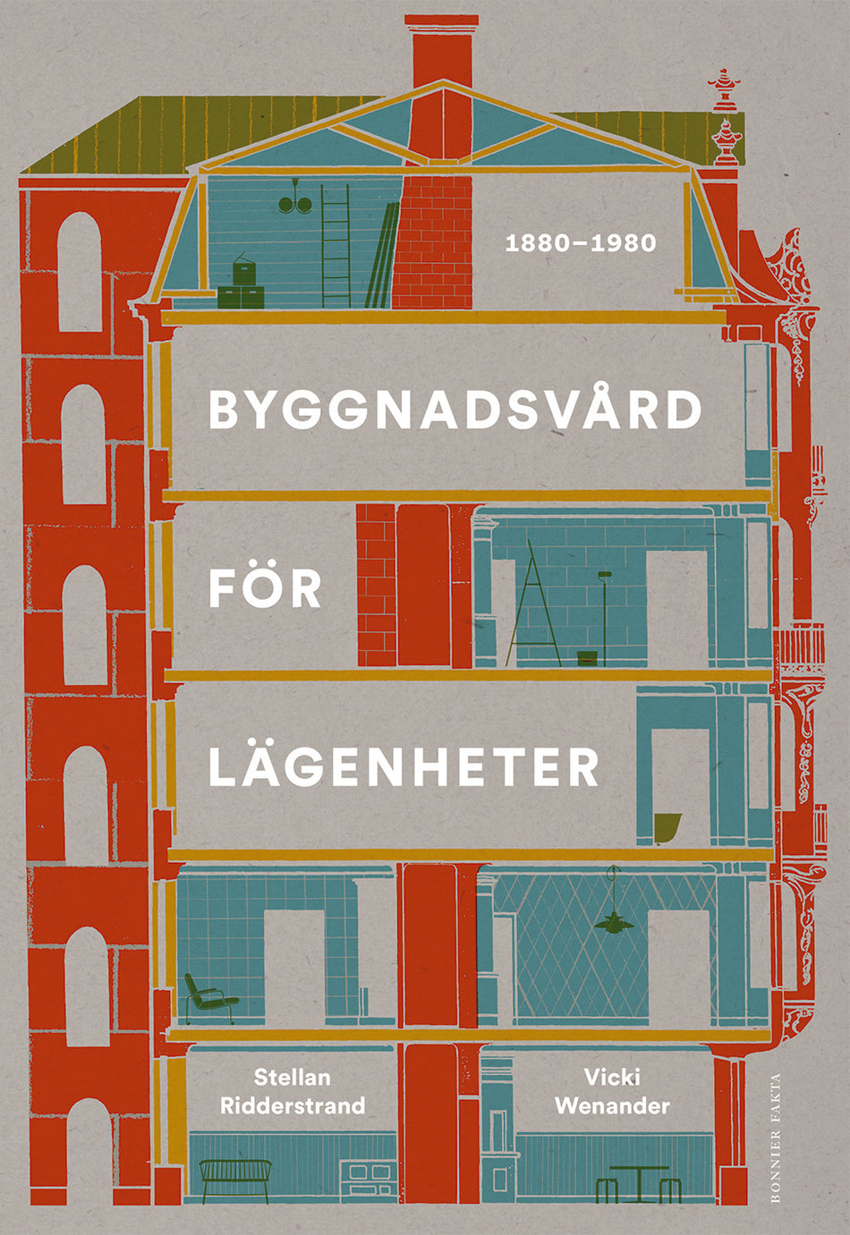 Valokuva kirjasta Stellan Ridderstrand / Vicki Wenander Byggnadsvård för lägenheter 1880-1980, kuuluu tuoteryhmään Ruots harrasteet taide.