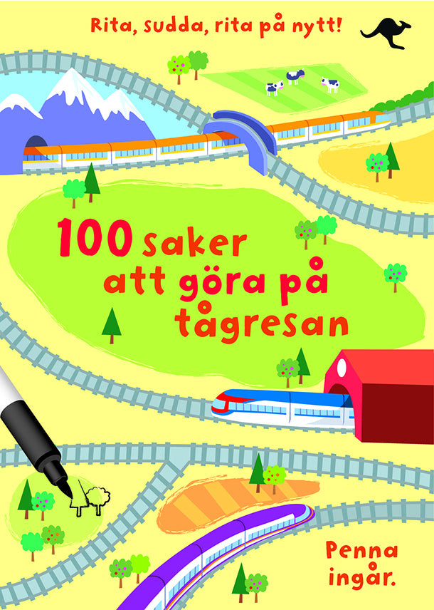 Valokuva kirjasta Fiona Watt 100 saker att göra på tågresan, kuuluu tuoteryhmään Ruots lapset nuoret ja sarjakuvat.