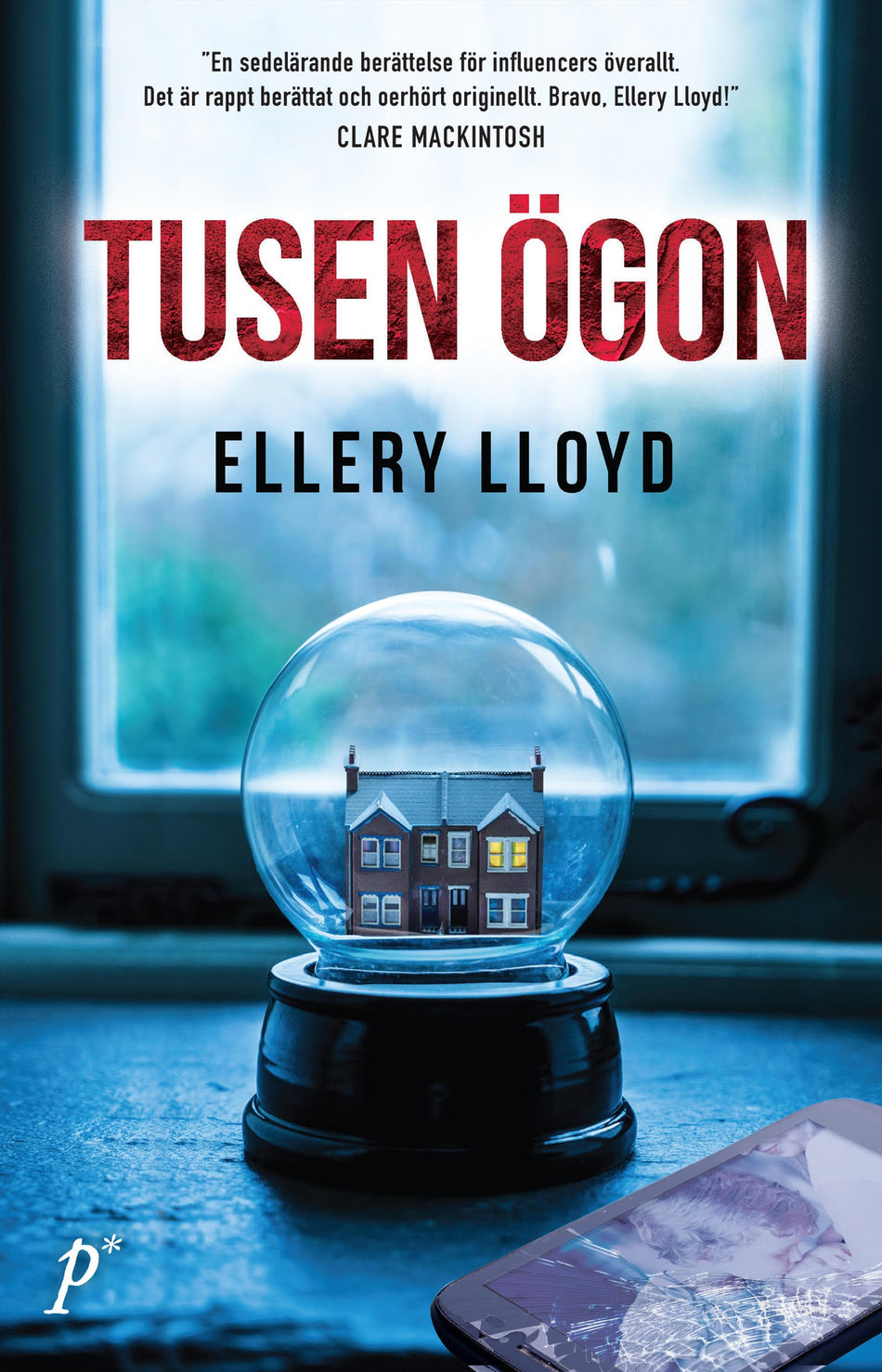 Valokuva kirjasta Ellery Lloyd Tusen ögon, kuuluu tuoteryhmään Ruots kaunokirjat.