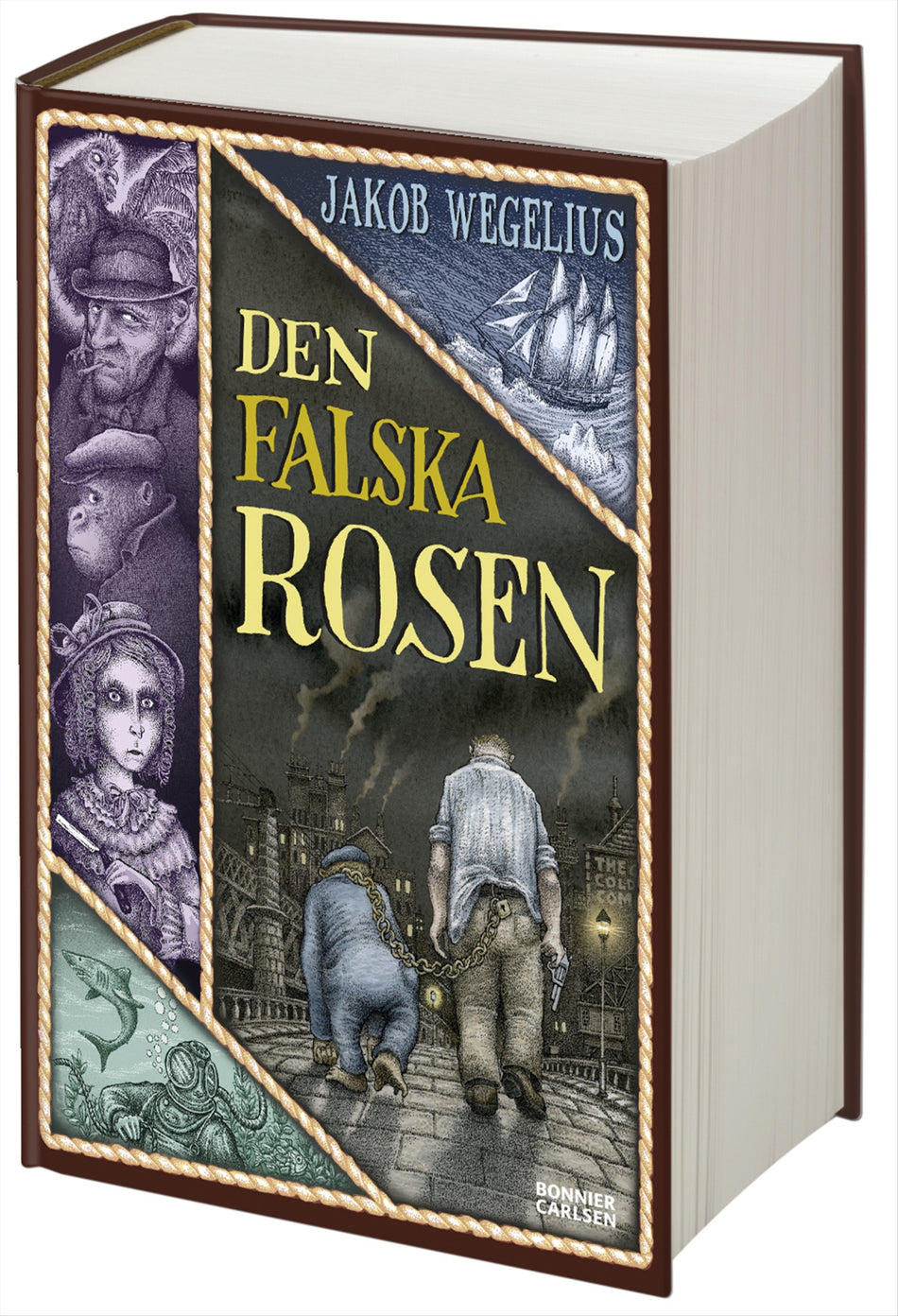 Valokuva kirjasta Jakob Wegelius Den falska rosen, kuuluu tuoteryhmään Ruots lapset nuoret ja sarjakuvat.