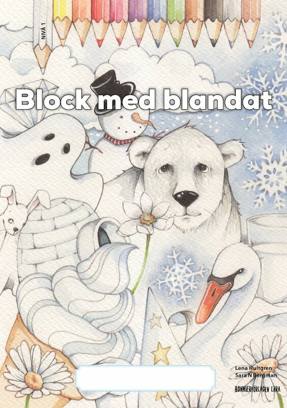 Valokuva kirjasta Lena Hultgren Block med blandat 1 - vit, 5-pack, kuuluu tuoteryhmään Ruots lapset nuoret ja sarjakuvat.