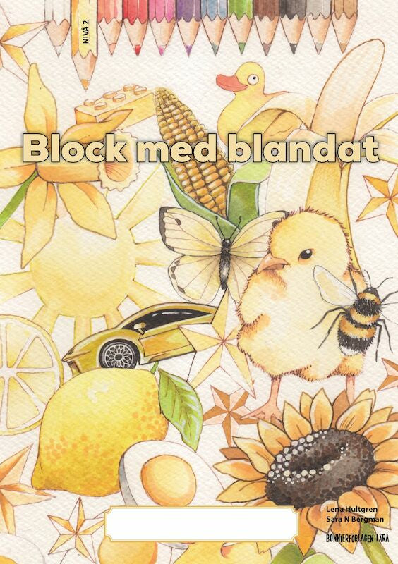 Valokuva kirjasta Lena Hultgren Block med blandat 2 - gul, 5-pack, kuuluu tuoteryhmään Ruots lapset nuoret ja sarjakuvat.