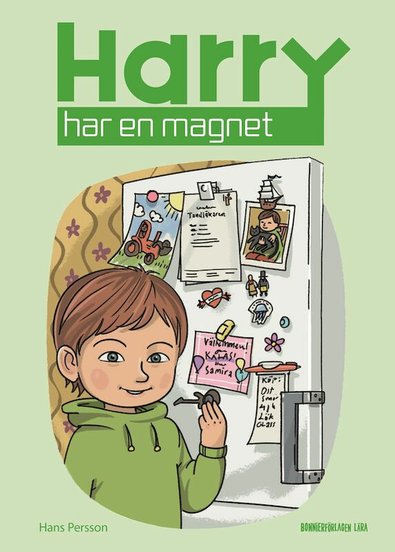Valokuva kirjasta Hans Persson Harry har en magnet, kuuluu tuoteryhmään Ruots lapset nuoret ja sarjakuvat.