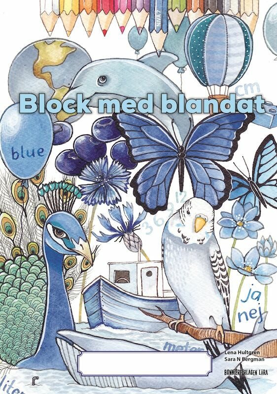 Valokuva kirjasta Lena Hultgren Block med blandat 7 - blå, 5-pack, kuuluu tuoteryhmään Ruots lapset nuoret ja sarjakuvat.