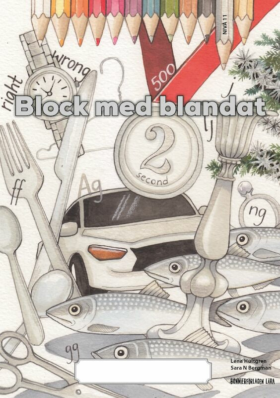 Valokuva kirjasta Lena Hultgren Block med blandat 11 - silver, 5-pack, kuuluu tuoteryhmään Ruots lapset nuoret ja sarjakuvat.
