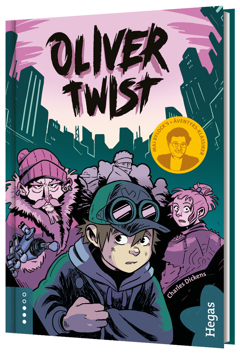 Valokuva kirjasta Charles Dickens Oliver Twist, kuuluu tuoteryhmään Ruots lapset nuoret ja sarjakuvat.