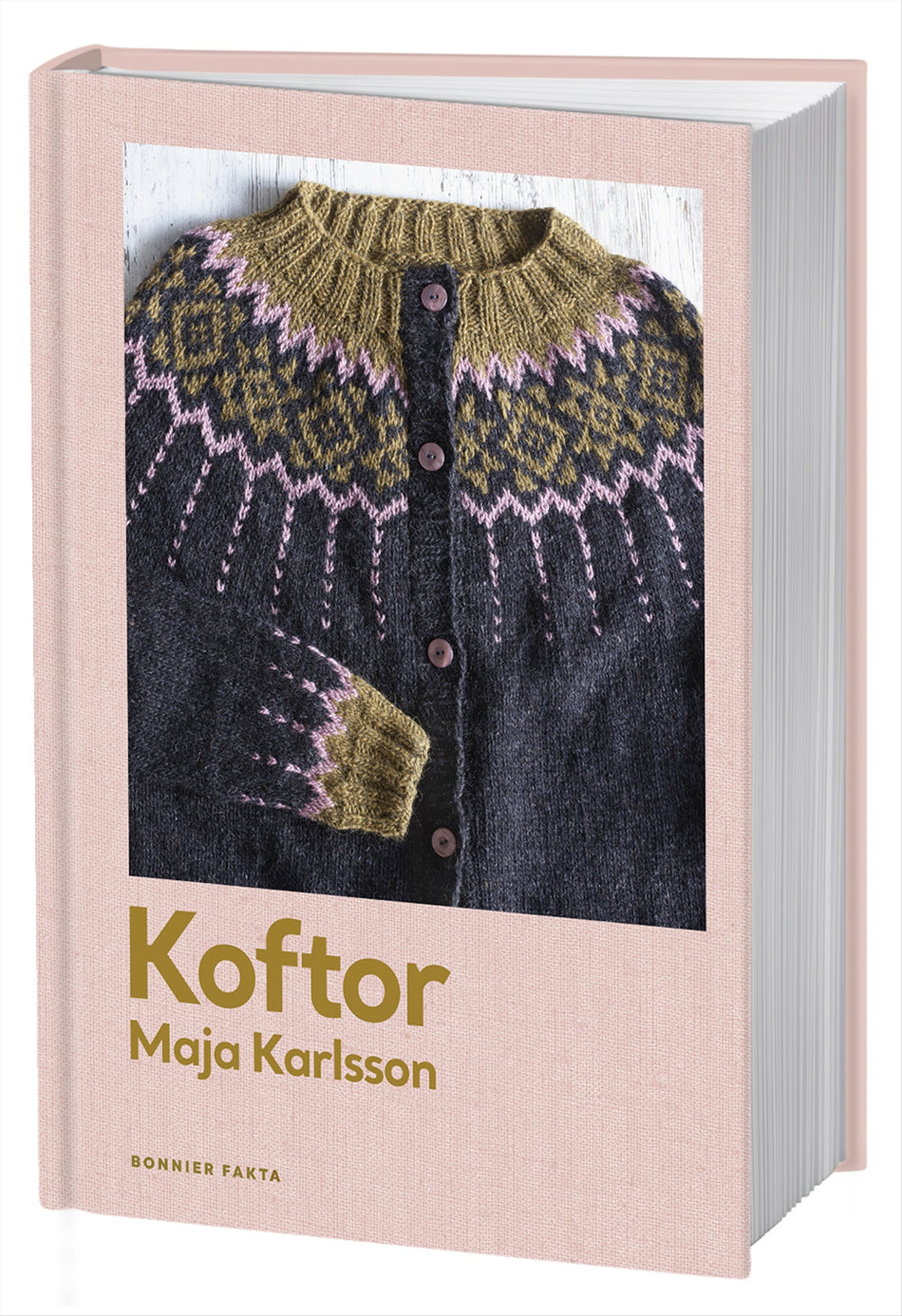 Valokuva kirjasta Maja Karlsson Koftor : Tjugo modeller att sticka för hela året, kuuluu tuoteryhmään Ruots harrasteet taide.