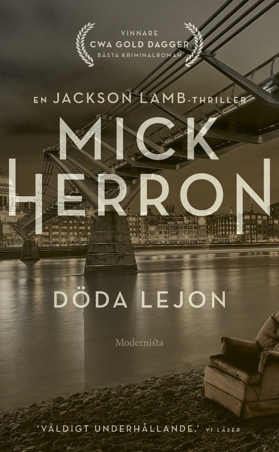 Valokuva kirjasta Mick Herron Döda lejon, kuuluu tuoteryhmään Ruots kaunokirjat.
