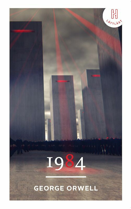 Valokuva kirjasta George Orwell 1984 (lättläst), kuuluu tuoteryhmään Ruots kaunokirjat.
