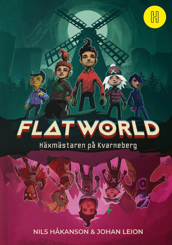 Valokuva kirjasta Nils Håkanson Flatworld - Häxmästaren på Kvarneberg, kuuluu tuoteryhmään Ruots lapset nuoret ja sarjakuvat.