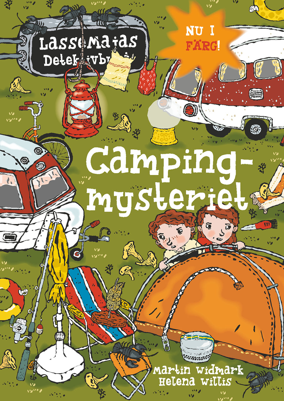 Valokuva kirjasta Martin Widmark Campingmysteriet, kuuluu tuoteryhmään Ruots lapset nuoret ja sarjakuvat.