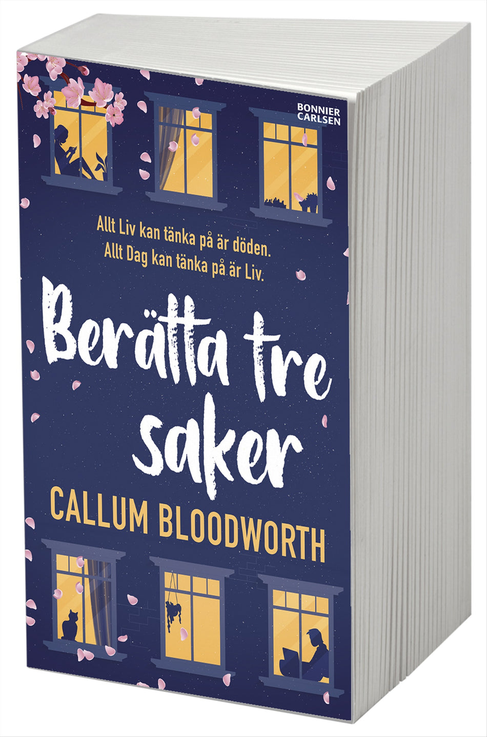 Valokuva kirjasta Callum Bloodworth Berätta tre saker, kuuluu tuoteryhmään Ruots lapset nuoret ja sarjakuvat.