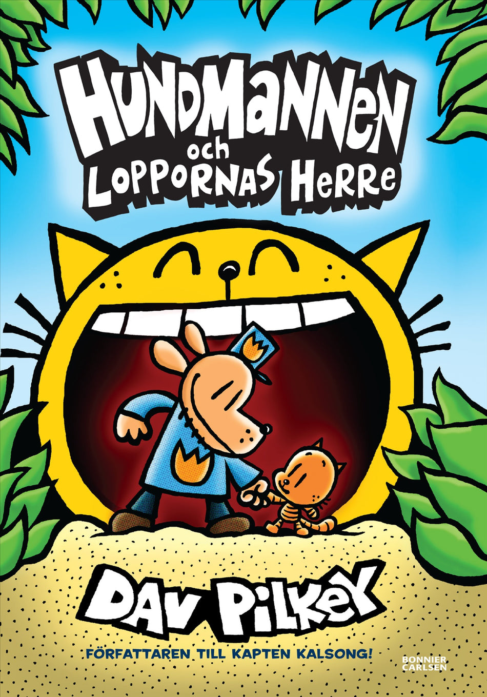 Valokuva kirjasta Dav Pilkey Hundmannen och Loppornas herre, kuuluu tuoteryhmään Ruots lapset nuoret ja sarjakuvat.