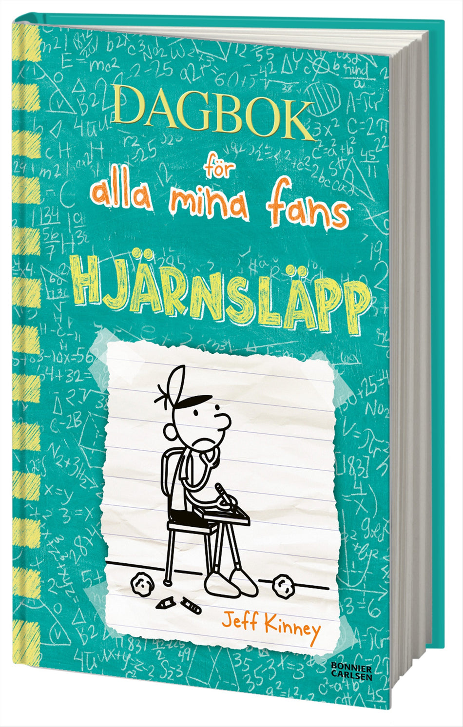 Valokuva kirjasta Jeff Kinney Hjärnsläpp, kuuluu tuoteryhmään Ruots lapset nuoret ja sarjakuvat.