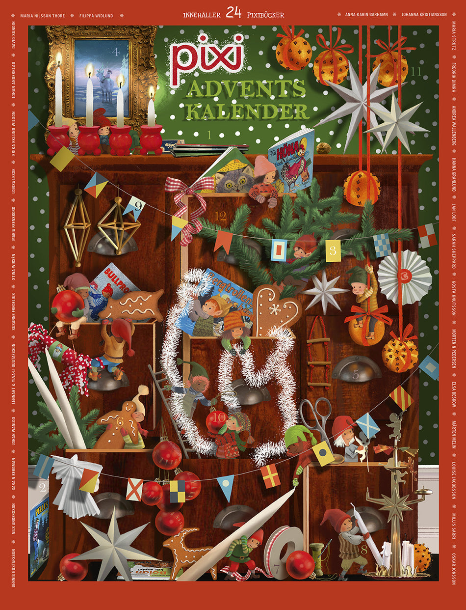 Valokuva kirjasta  Pixi adventskalender -  Filippa Widlund, kuuluu tuoteryhmään Ruots lapset nuoret ja sarjakuvat.