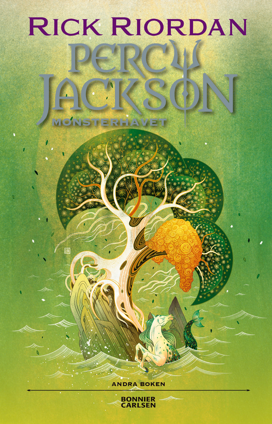 Valokuva kirjasta Rick Riordan Monsterhavet, kuuluu tuoteryhmään Ruots lapset nuoret ja sarjakuvat.