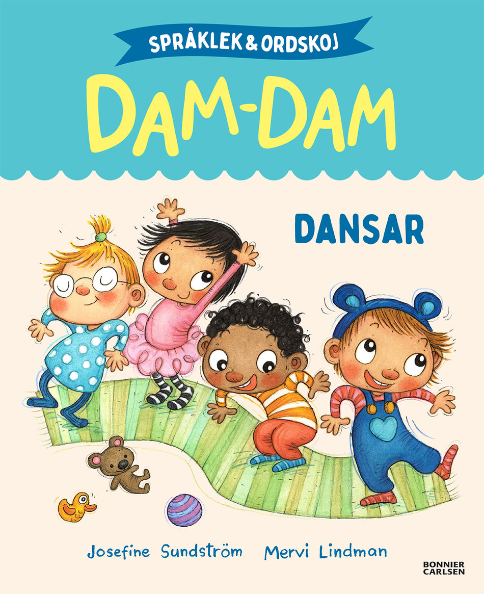 Valokuva kirjasta Josefine Sundström Dansar. Språklek och ordskoj med Dam-Dam, kuuluu tuoteryhmään Ruots lapset nuoret ja sarjakuvat.