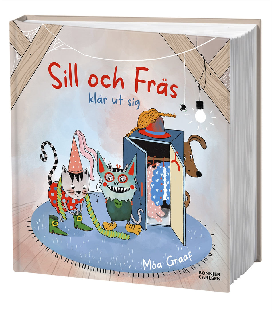 Valokuva kirjasta Moa Graaf Sill och Fräs klär ut sig, kuuluu tuoteryhmään Ruots lapset nuoret ja sarjakuvat.