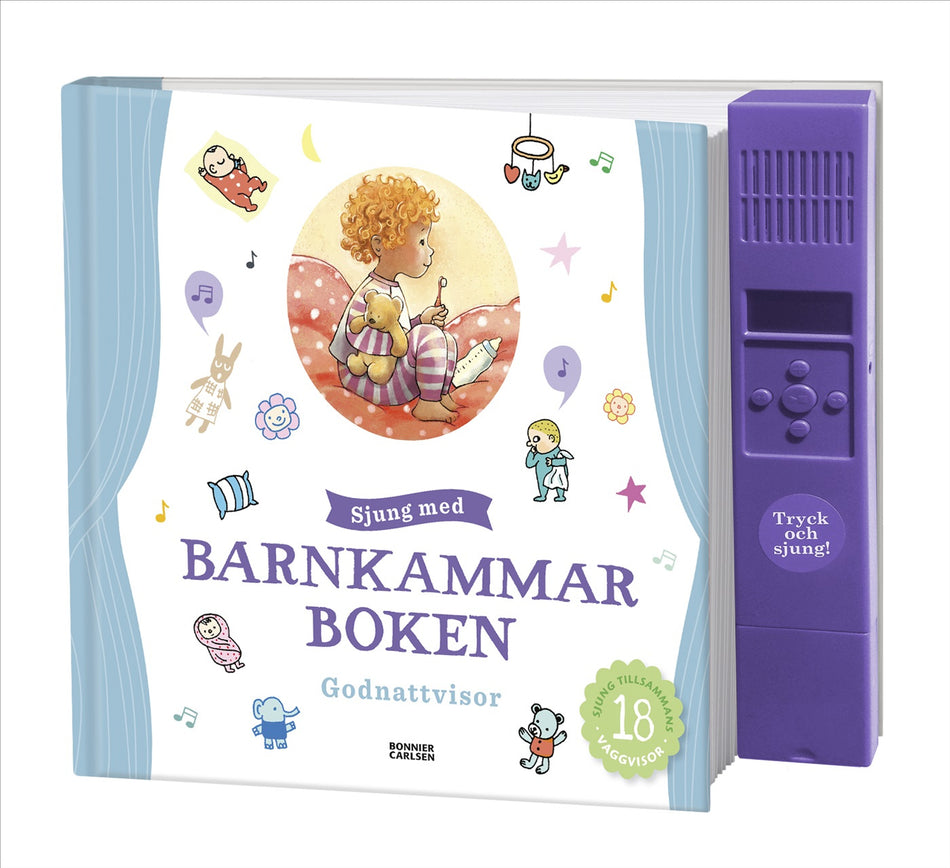 Valokuva kirjasta  Sjung med barnkammarboken : godnattvisor, kuuluu tuoteryhmään Ruots lapset nuoret ja sarjakuvat.