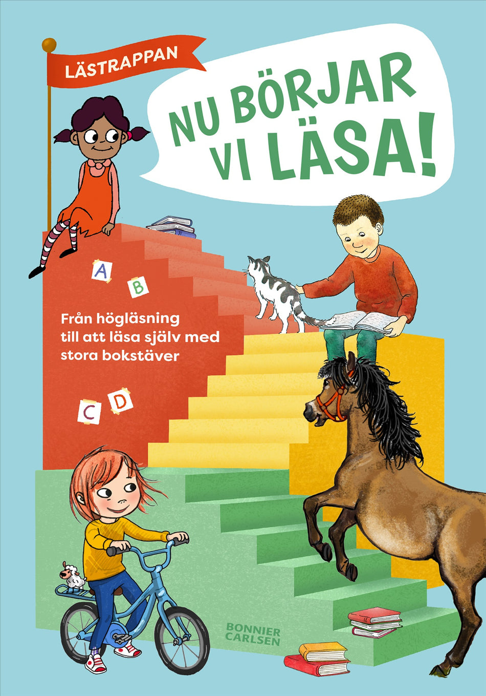 Valokuva kirjasta  Nu börjar vi läsa!, kuuluu tuoteryhmään Ruots lapset nuoret ja sarjakuvat.