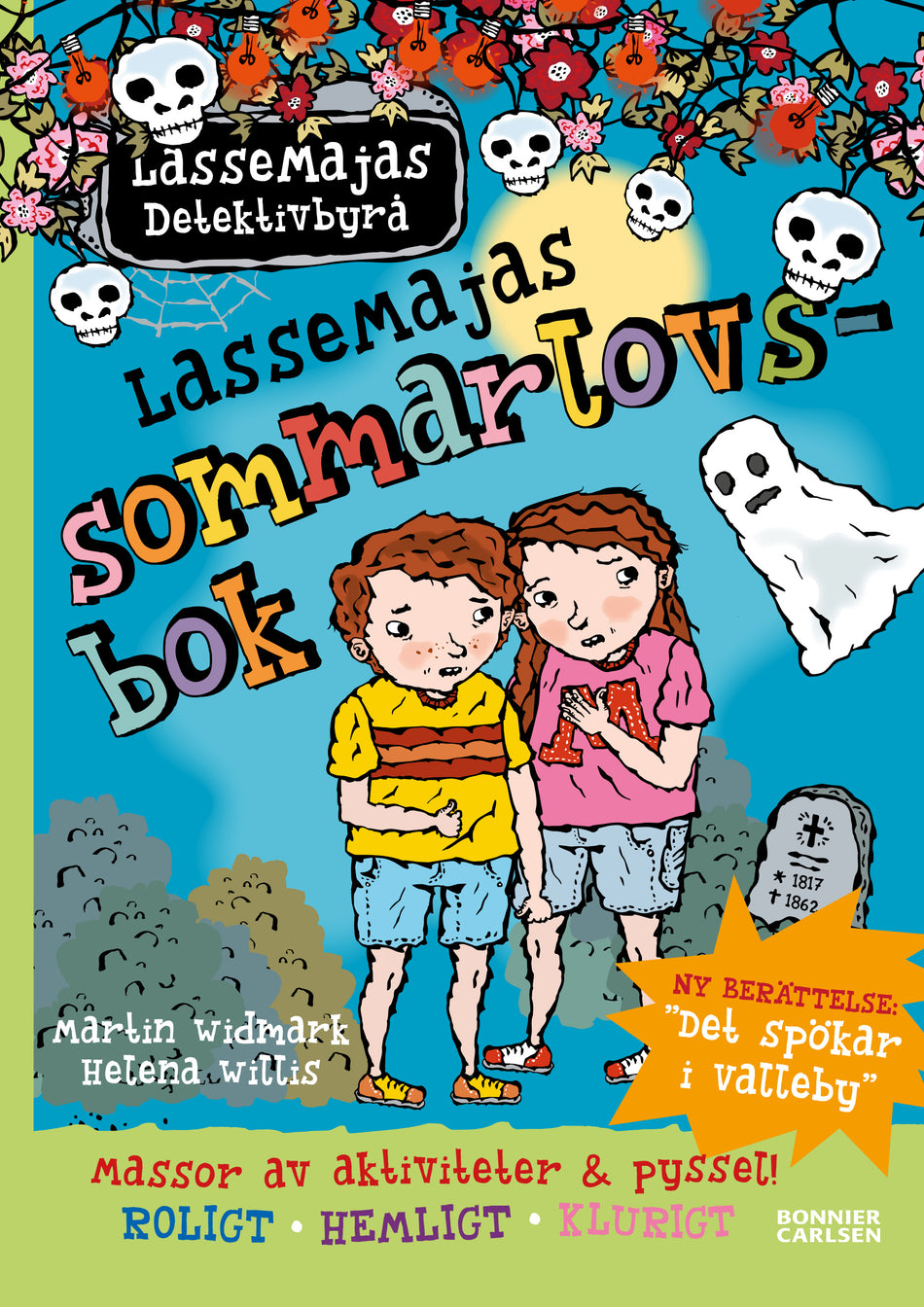 Valokuva kirjasta Martin Widmark LasseMajas sommarlovsbok. Det spökar i Valleby, kuuluu tuoteryhmään Ruots lapset nuoret ja sarjakuvat.