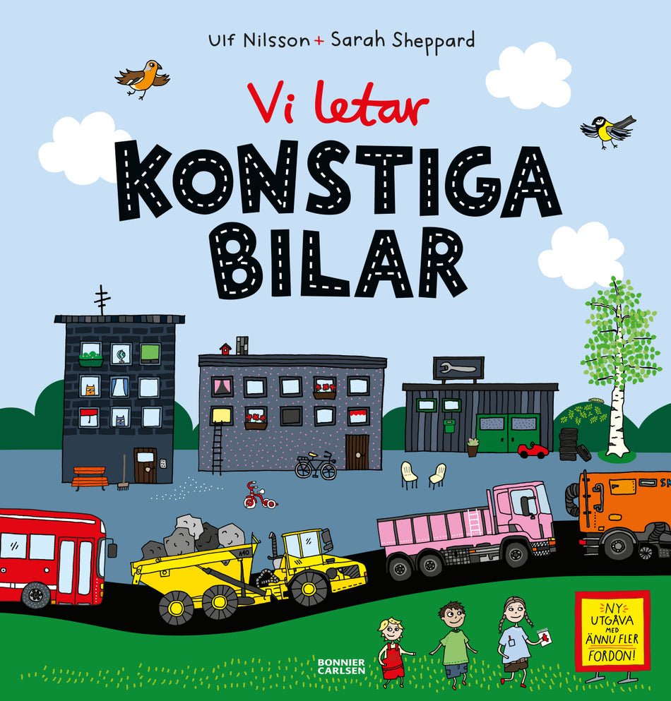 Valokuva kirjasta Ulf Nilsson Vi letar konstiga bilar, kuuluu tuoteryhmään Ruots lapset nuoret ja sarjakuvat.